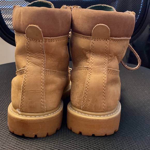 Eddie Bauer 1920 Womens Beige Work Boots - Picture 3 of 4